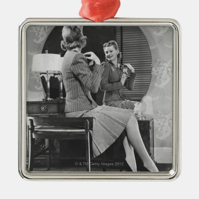 Klämma fast julgransprydnad metall (Framsidan)