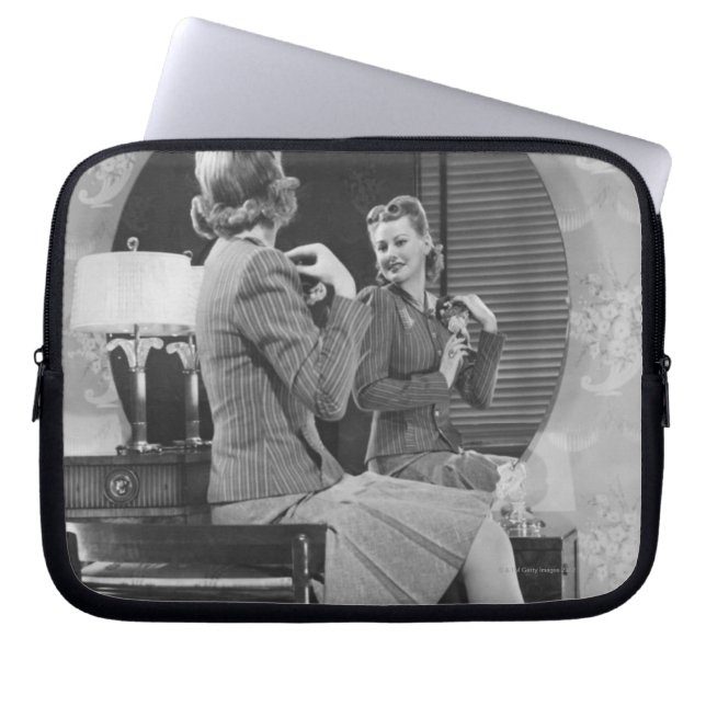 Klämma fast laptop sleeve (Framsidan)