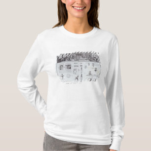Klämma fastfabriken, pläterar 2 från volymdropp tee shirt