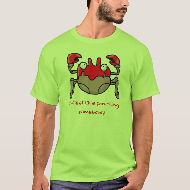 klämmande av krabban t-shirt (Framsida)