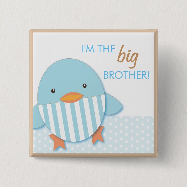 Klämmer fast den Ducky stolt storebrodern eller Knapp (Framsida)