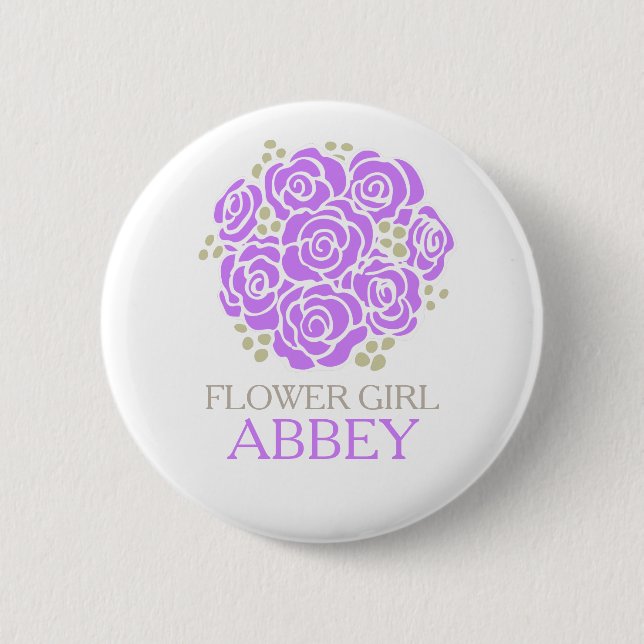 Klämmer fast den purpurfärgade posyen för knapp (Framsida)