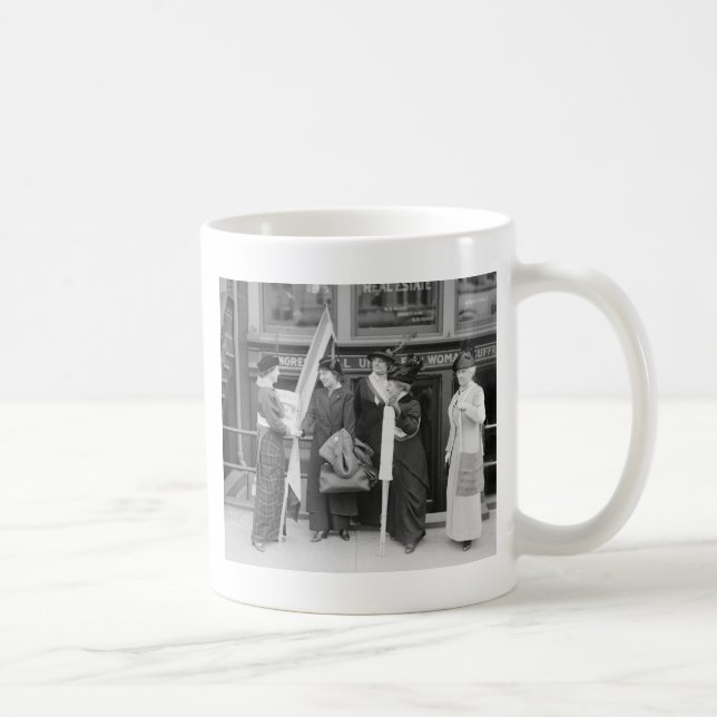 Klämmiga Suffragettes, 1914 Kaffemugg (Höger)