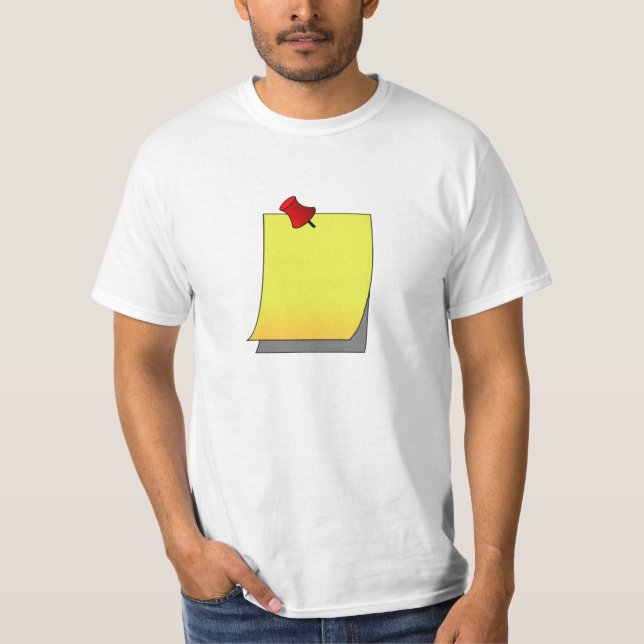 Klämmt fast notera t-shirt (Framsida)