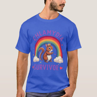 Klamydia överlevare Roligt pinsamt vuxenhumor T Shirt
