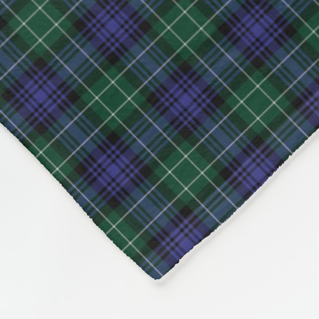 Klan Abercrombie Scottish Tartan Play Mönster Fleecefilt (Hörn)