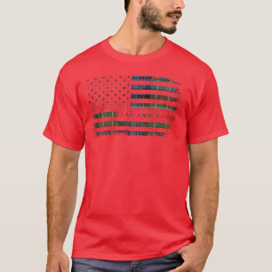 Klan Abercrombie Scottish tartan US flagga kilt Sc T Shirt