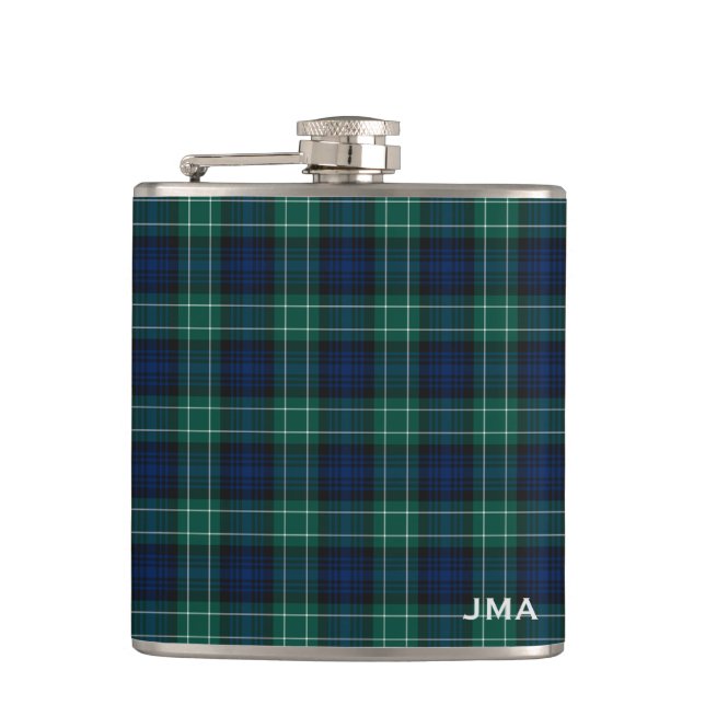 Klan Abercrombie Tartan Monogrammed Fickplunta (Framsidan)