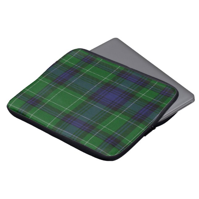 Klan Abercrombie Tartan Play Cover Laptop Sleeve (Framsida topp)