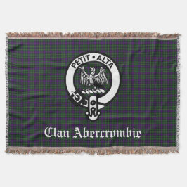 Klan Abercrombie Vapensköld Badge & Tartan Filt