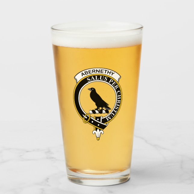 Klan Abernethy Beer Glass Glaskopp (Framsida fylld)
