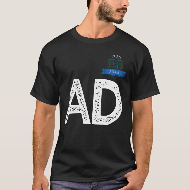Klan Adam A och D Family Matching T Shirt (Framsida)
