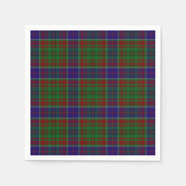 Klan Adams Tartan Pappersservett (Framsidan)