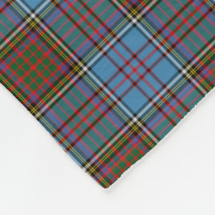 Klan Andersson Scottish Tartan Play Mönster Fleecefilt