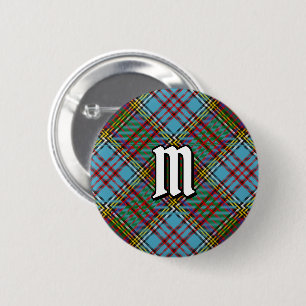 Klan Andersson Tartan Button Knapp