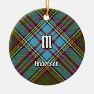 Klan Andersson Tartan Ceramic Ornament
