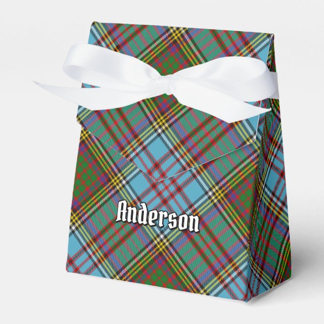 Klan Andersson Tartan-favoritruta Presentaskar (Framsidan Sidan)