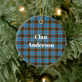 Klan Andersson Tartan Julgransprydnad Keramik