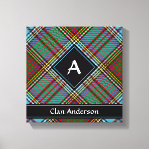 Klan Andersson Tartan Kanvastryck