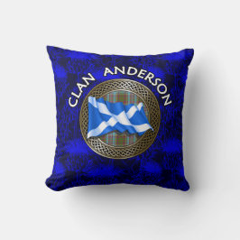 Klan Andersson Tartan Knot & Flagga Kudde