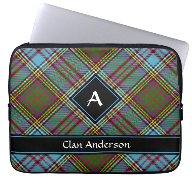 Klan Andersson Tartan Laptop sleeve (Framsidan)