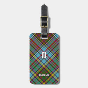 Klan Andersson Tartan Luggage Tag Bagagebricka