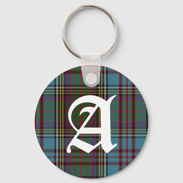 Klan Andersson Tartan Play Monogram Nyckelring (Framsida)