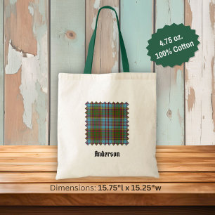 Klan Andersson Tartan Tote Bag Tygkasse