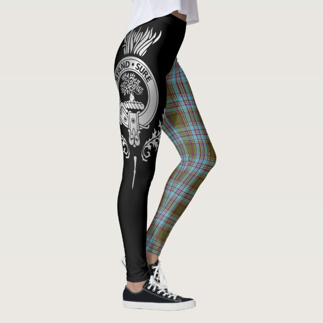 Klan Andersson Vapensköld och Tartan Leggings (Höger)