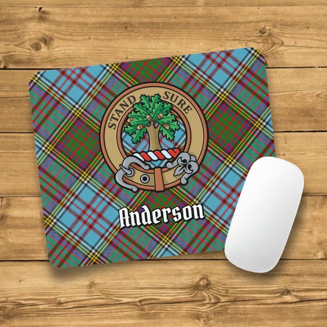 Klan Andersson Vapensköld över Tartan Musmatta (Skapare uppladdad)