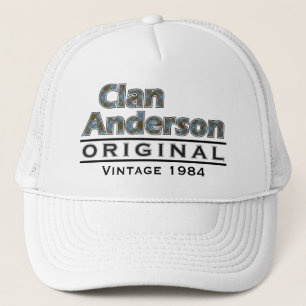 Klan Andersson Vintage Anpassa ditt födelsedag Keps