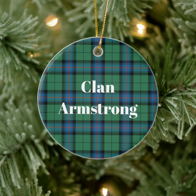 Klan Armstrong Ancient Tartan Julgransprydnad Keramik (Träd)