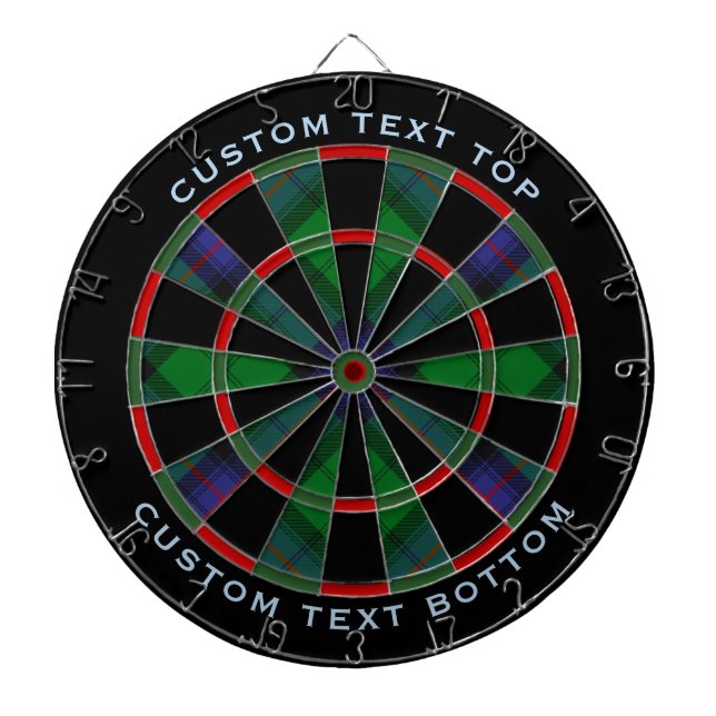 Klan Armstrong Tartan Dart Board Darttavla (Framsidan)