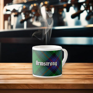 Klan Armstrong Tartan Espresso Kopp Espressomugg