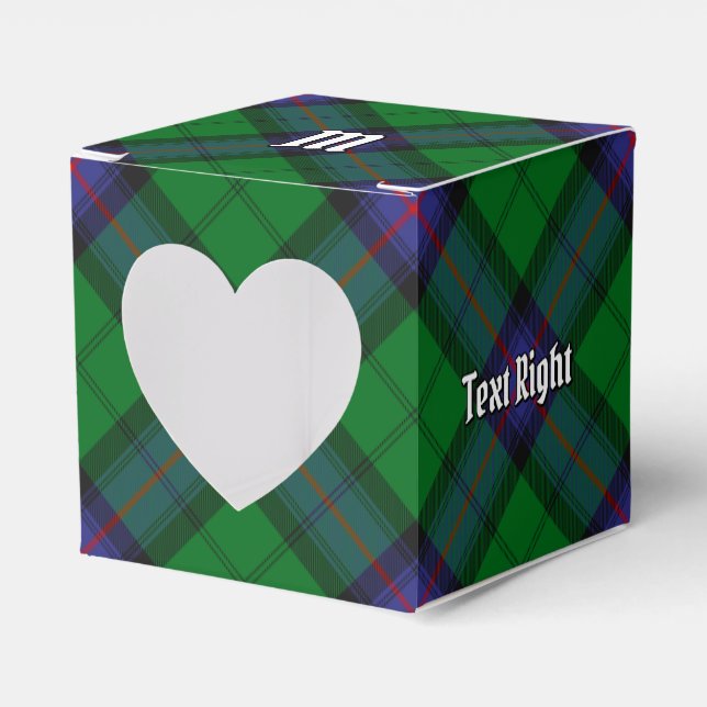 Klan Armstrong Tartan Favor Box Presentaskar (Framsidan Sidan)