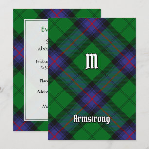 Klan Armstrong Tartan-inbjudan Inbjudningar