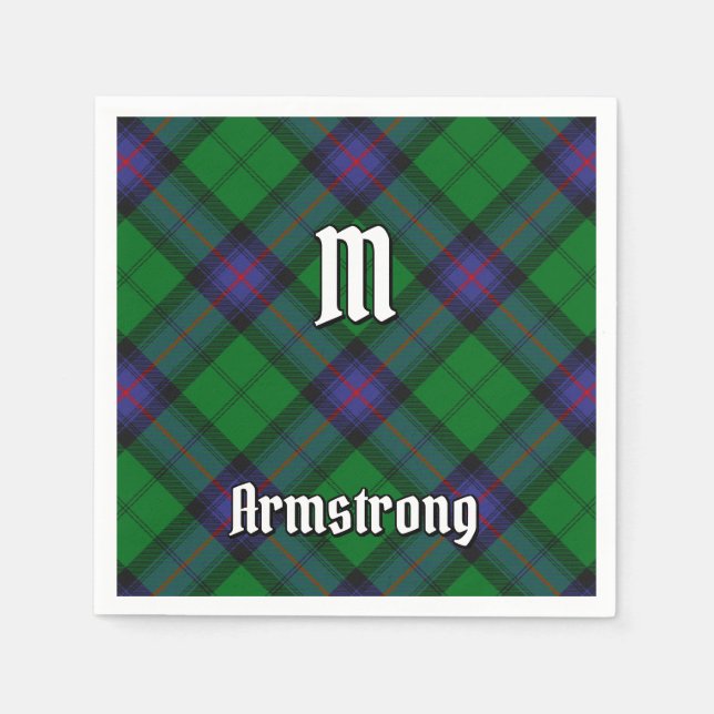 Klan Armstrong Tartan Napkins Pappersservett (Framsidan)
