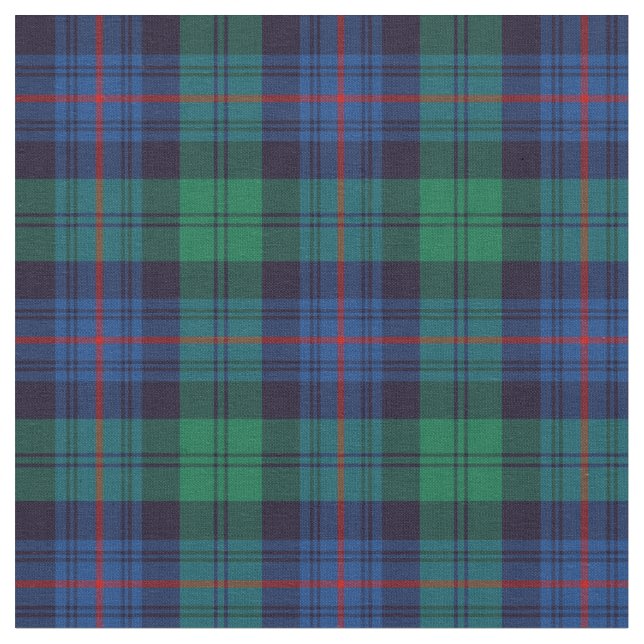 Klan Armstrong Tartan Tyg (Närbild)