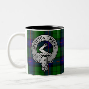 Klan Armstrong Tartan Vapensköld Två-Tonad Mugg