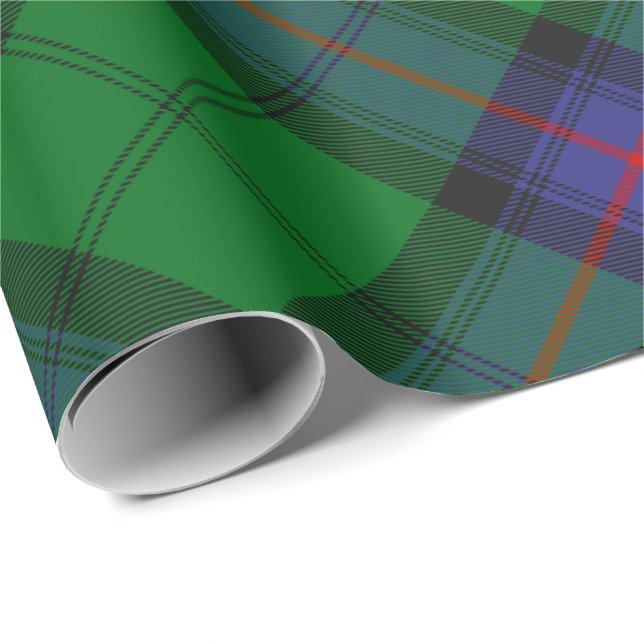 Klan Armstrong Tartan Wrapping Papper Presentpapper (Rullad Hörn)