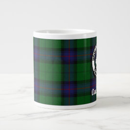Klan Armstrong Vapensköld Badge och Tartan Jumbo Mugg