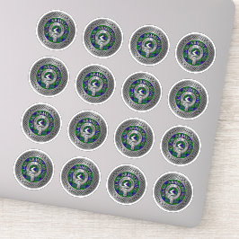 Klan Armstrong Vapensköld & Tartan Knot Klistermärken