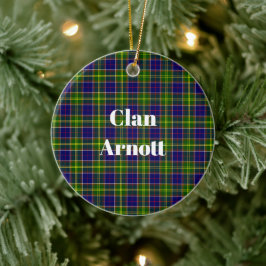 Klan Arnott Tartan Julgransprydnad Keramik