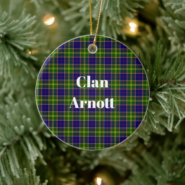 Klan Arnott Tartan Julgransprydnad Keramik (Träd)