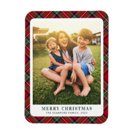 Klan av Pput Family Photo Stewart Tartan Magnet