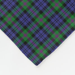 Klan Baird Scottish Tartan Play Mönster Ull Fleecefilt