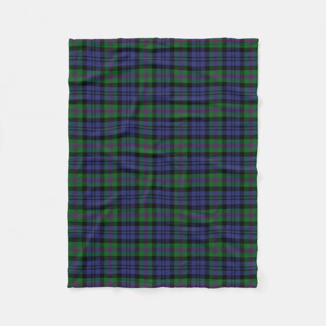 Klan Baird Tartan Fleecefilt (Framsidan)