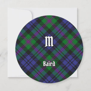 Klan Baird Tartan Inbjudningar