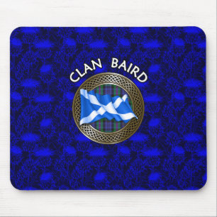 Klan Baird Tartan Knot & Flagga Musmatta