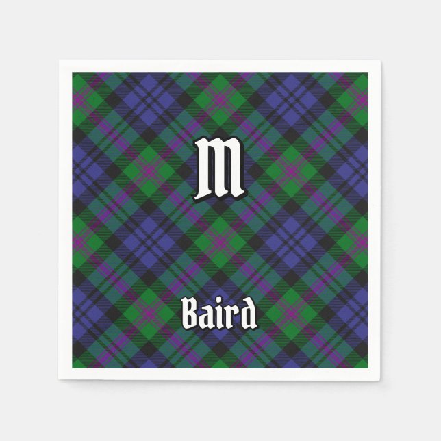 Klan Baird Tartan Pappersservett (Framsidan)
